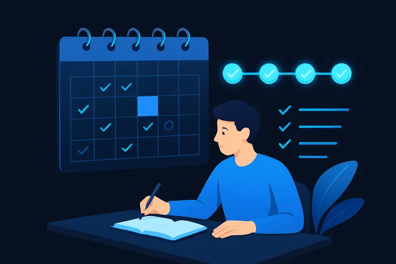 Lernplan erstellen für Prüfungsvorbereitung